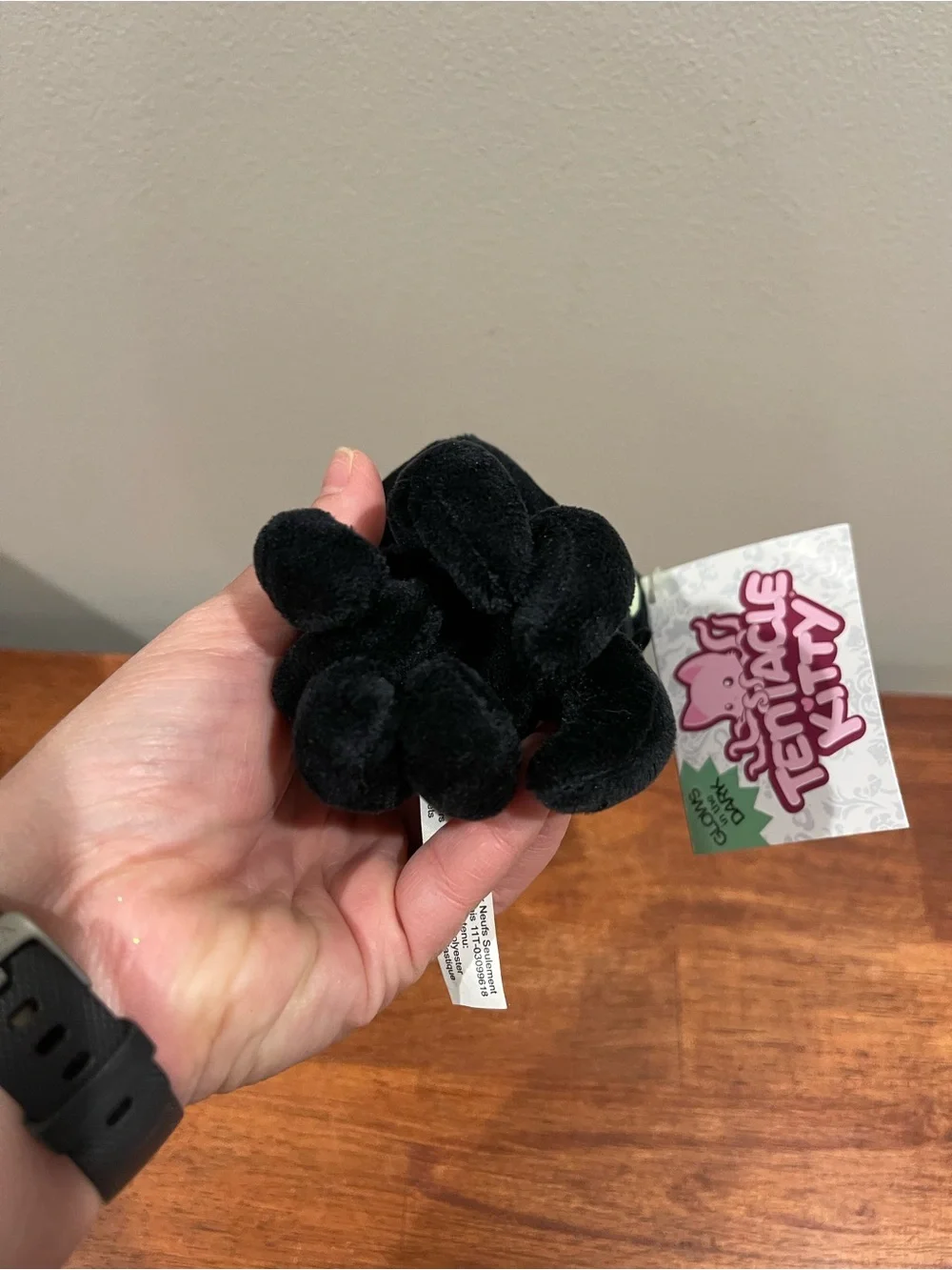 Tentacle Kitty Moonlight Little One Plush 2020 HTF Rare Glow Black Cat Green Eye
